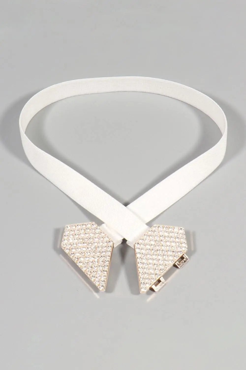 Rhinestone heart buckle belt - Love Salve